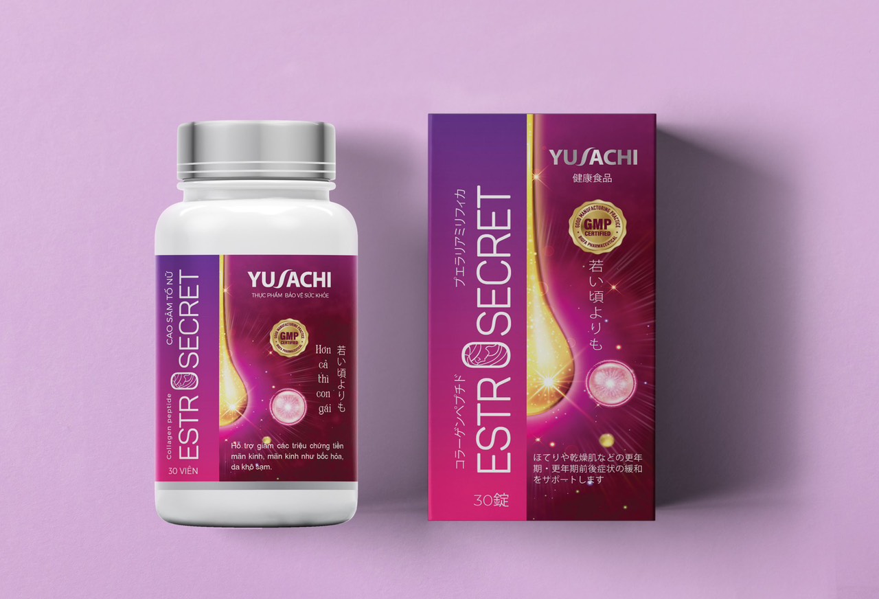Viên uống nội tiết nữ Estro Secret Yusachi (30 viên x 2 hộp)